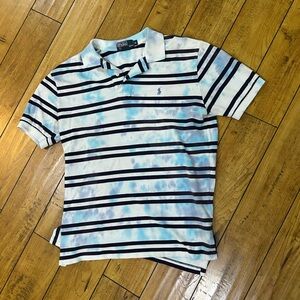 Polo Ralph Lauren Blue Striped Polo Shirt